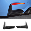 BMW M3 F80 / M4 F82 F83 (DRY CARBON FIBER) Rear Lower Bumper Fang Covers
