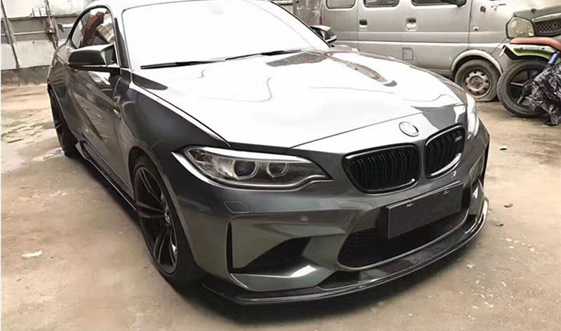 BMW M2 F87 2016-2018 (CARBON FIBER) MTC STYLE FORNT LIP