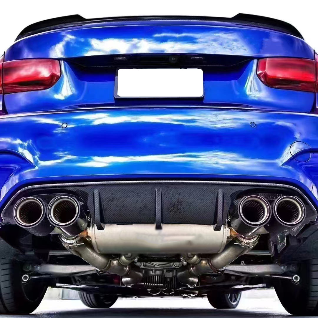 BMW M3 F80 / M4 F82 F83 (CARBON FIBER) M performance style rear diffuser