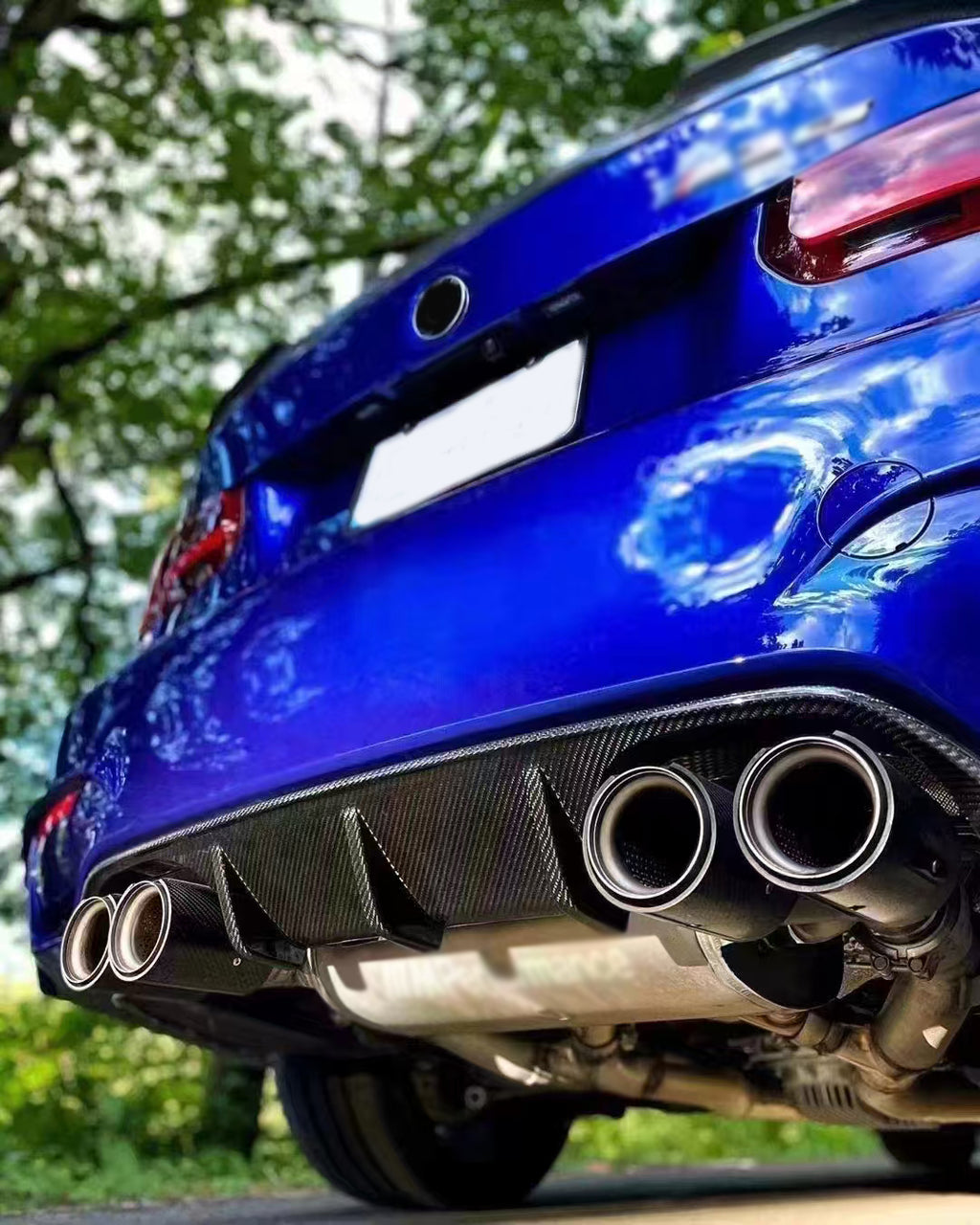 BMW M3 F80 / M4 F82 F83 (CARBON FIBER) M performance style rear diffuser
