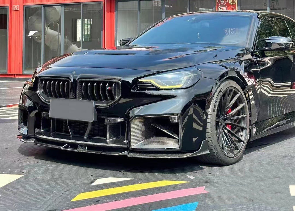 BMW M2 G87 2023+ (DRY PRE PREGGED CARBON FIBER) M PERFORMANCE STYLE FORNT GRILLE