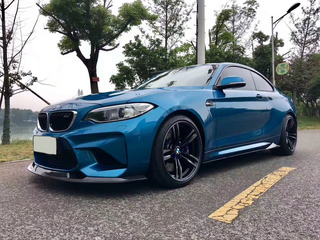 BMW M2 F87 2016-2018 (CARBON FIBER) MTC STYLE FORNT LIP
