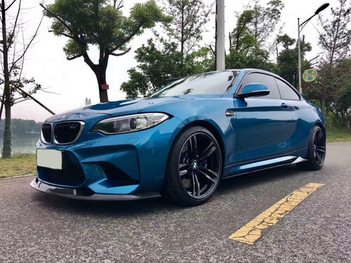 BMW M2 F87 2016-2018 (CARBON FIBER) MTC STYLE FORNT LIP