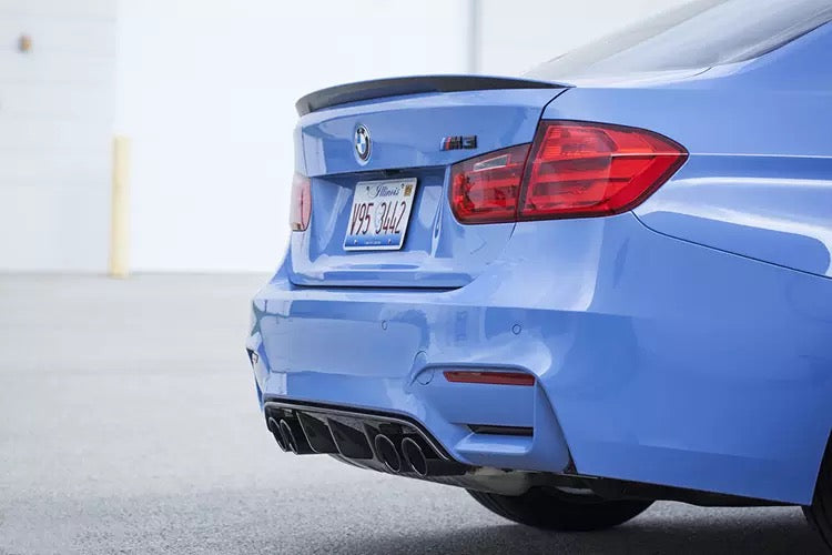 BMW M3 F80 / M4 F82 F83 (CARBON FIBER) M performance style rear diffuser
