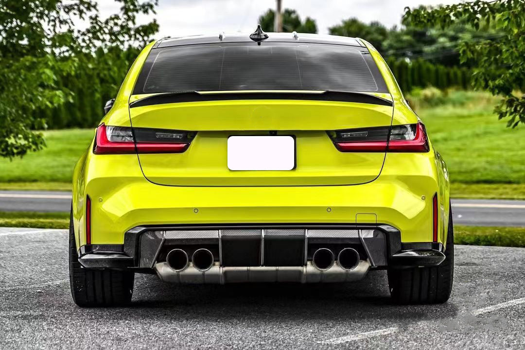 BMW M3 G80 G81/ M4 G82 G83 (CARBON FIBER) Euro Style Rear Diffuser