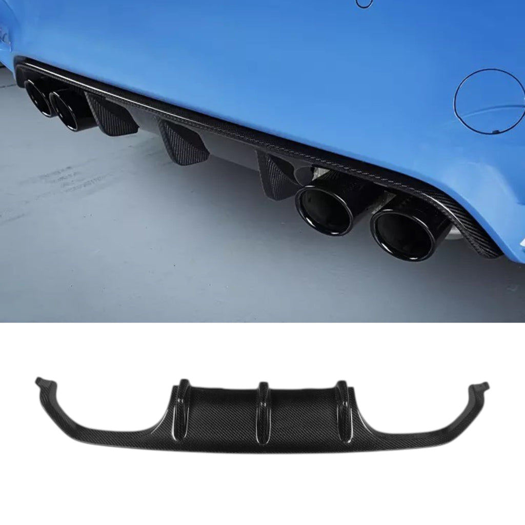 BMW M3 F80 / M4 F82 F83 (CARBON FIBER) M performance style rear diffuser
