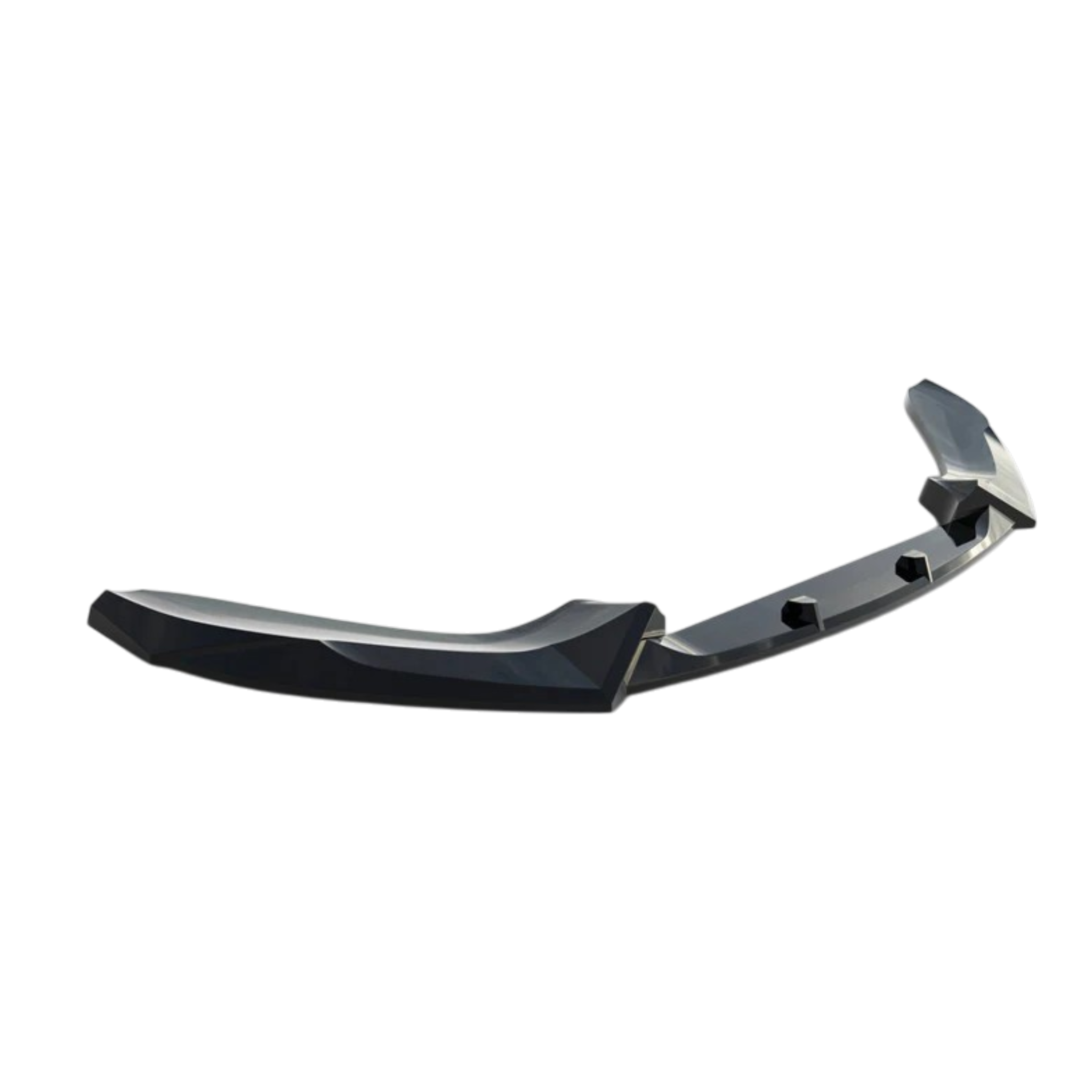 Aero Front Lip (Gloss Black) for 15-19 BMW 1 Series F20 (M-Sport)