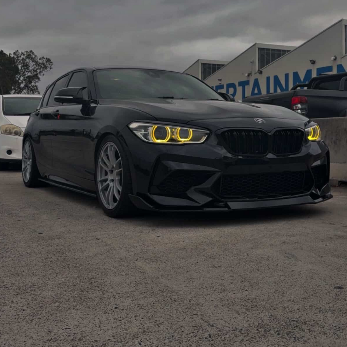 CS Style Front Lip (Gloss Black) for 16-21 BMW M2 (Coupe/Competition) F87