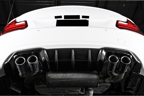 BMW M2/M2 Comp F87 2016-2021 (CARBON FIBER) M PERFORMANCE STYLE REAR DIFFUSER