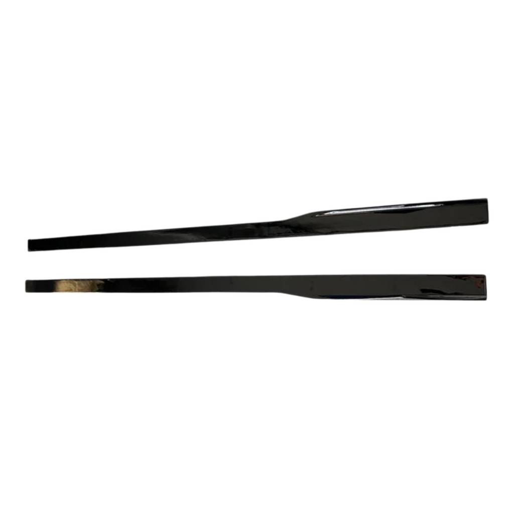 Gloss Black V Style Side Skirts Extension For BMW F87 M2 & Competition (16-21 )