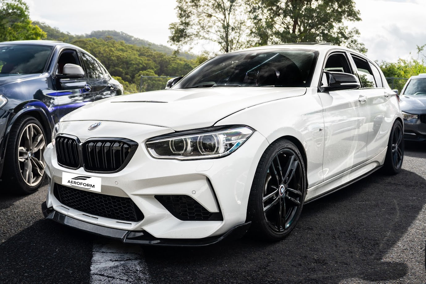 CS Style Front Lip (Gloss Black) for 16-21 BMW M2 (Coupe/Competition) F87