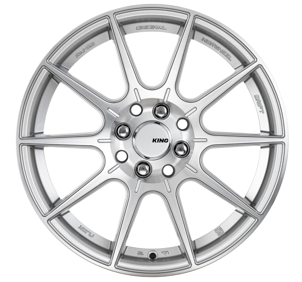 King Flash Machined Silver