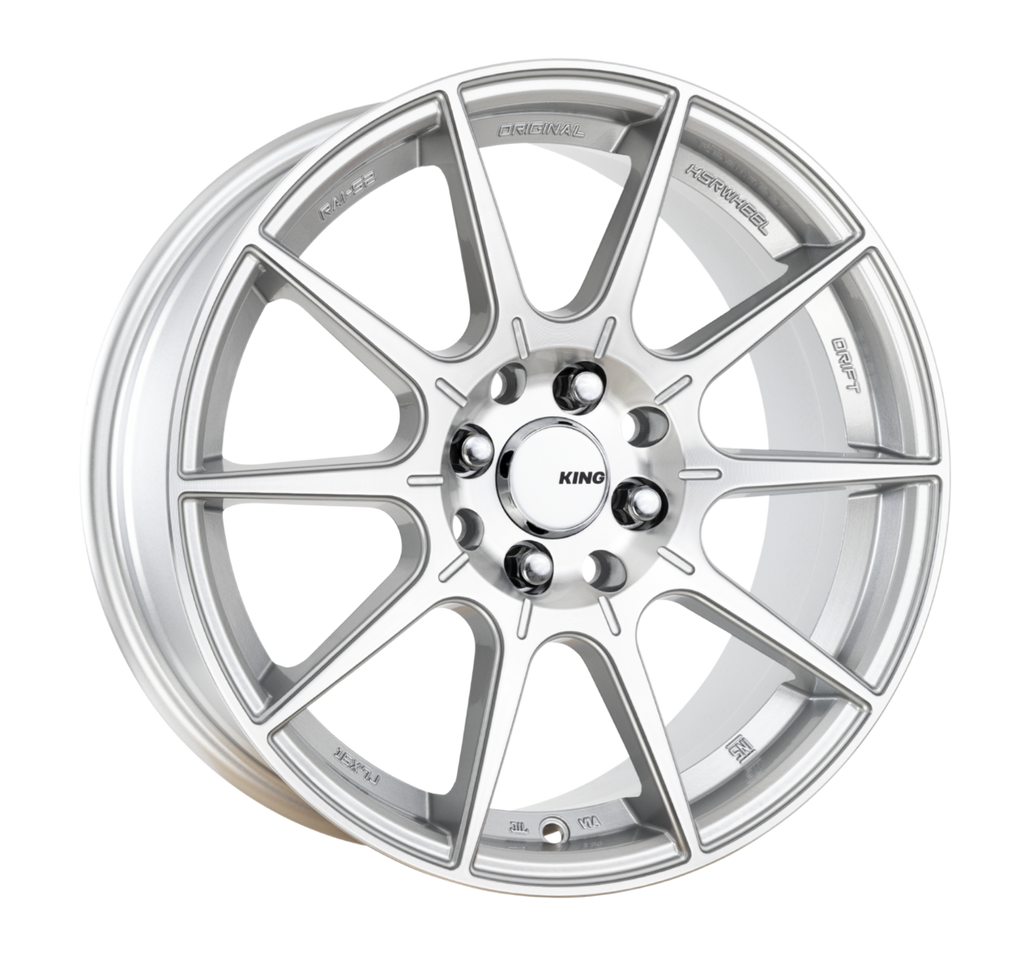 King Flash Machined Silver