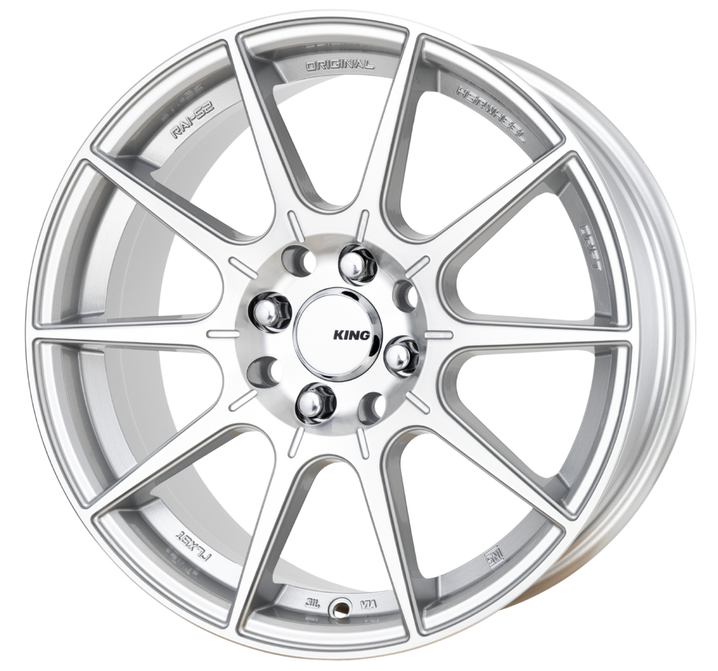 King Flash Machined Silver