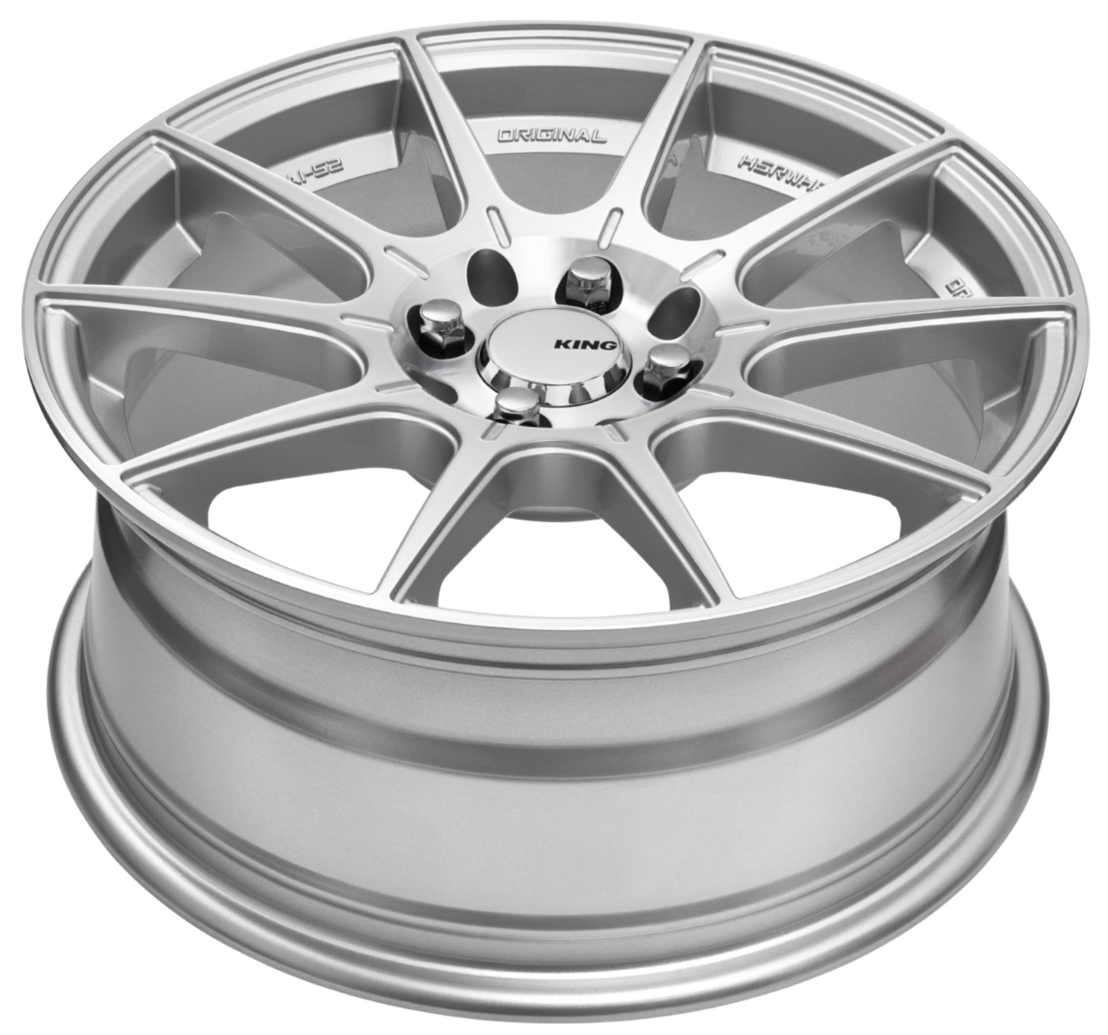 King Flash Machined Silver