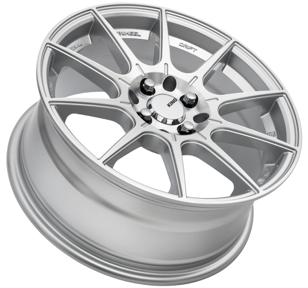 King Flash Machined Silver