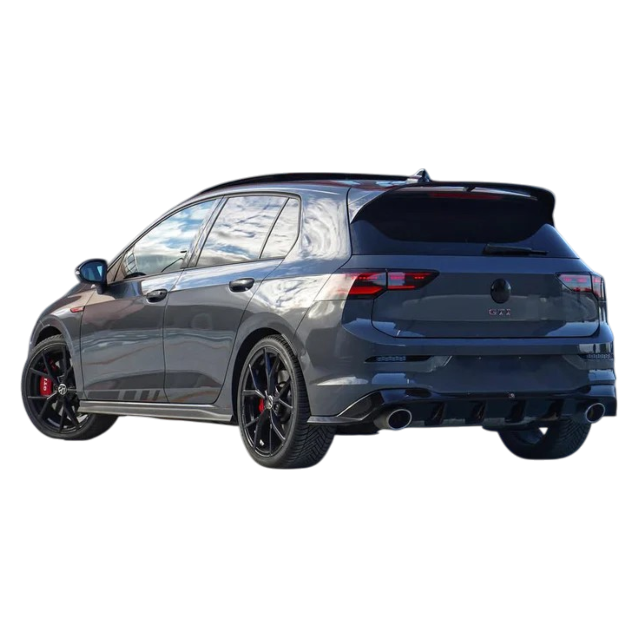 CS style spoiler (gloss black) for 20+ Volkswagen Golf TSI/GTI/R-Line MK8