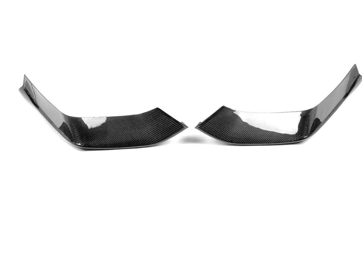 BMW M3 F80 / M4 F82 F83 (DRY CARBON FIBER) Front Lower Bumper Splitter Covers
