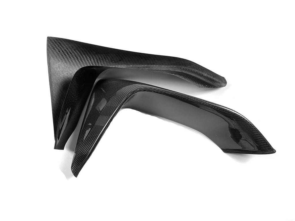 BMW M3 F80 / M4 F82 F83 (DRY CARBON FIBER) Front Lower Bumper Splitter Covers