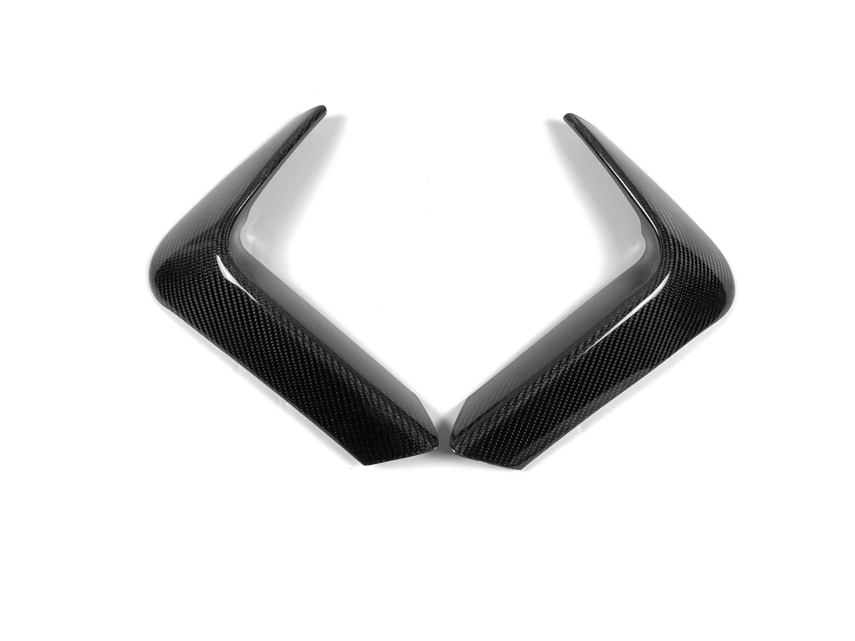 BMW M3 F80 / M4 F82 F83 (DRY CARBON FIBER) Rear Lower Bumper Fang Covers