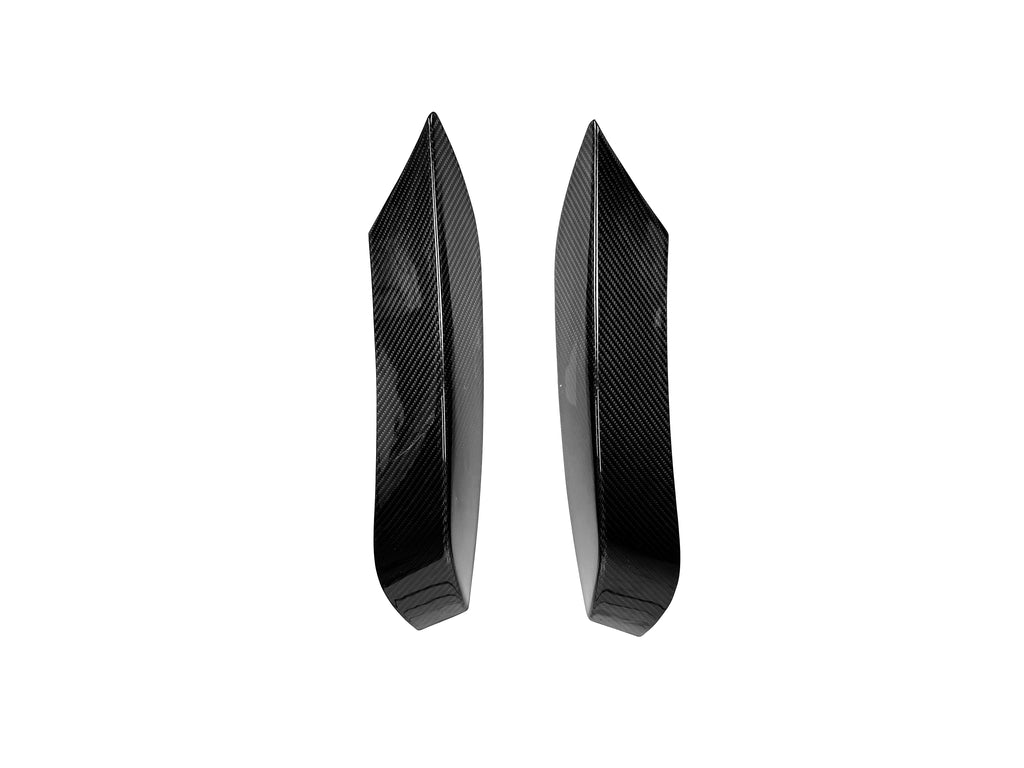 BMW M3 F80 / M4 F82 F83 (DRY CARBON FIBER) Front Upper Bumper Flap Trims