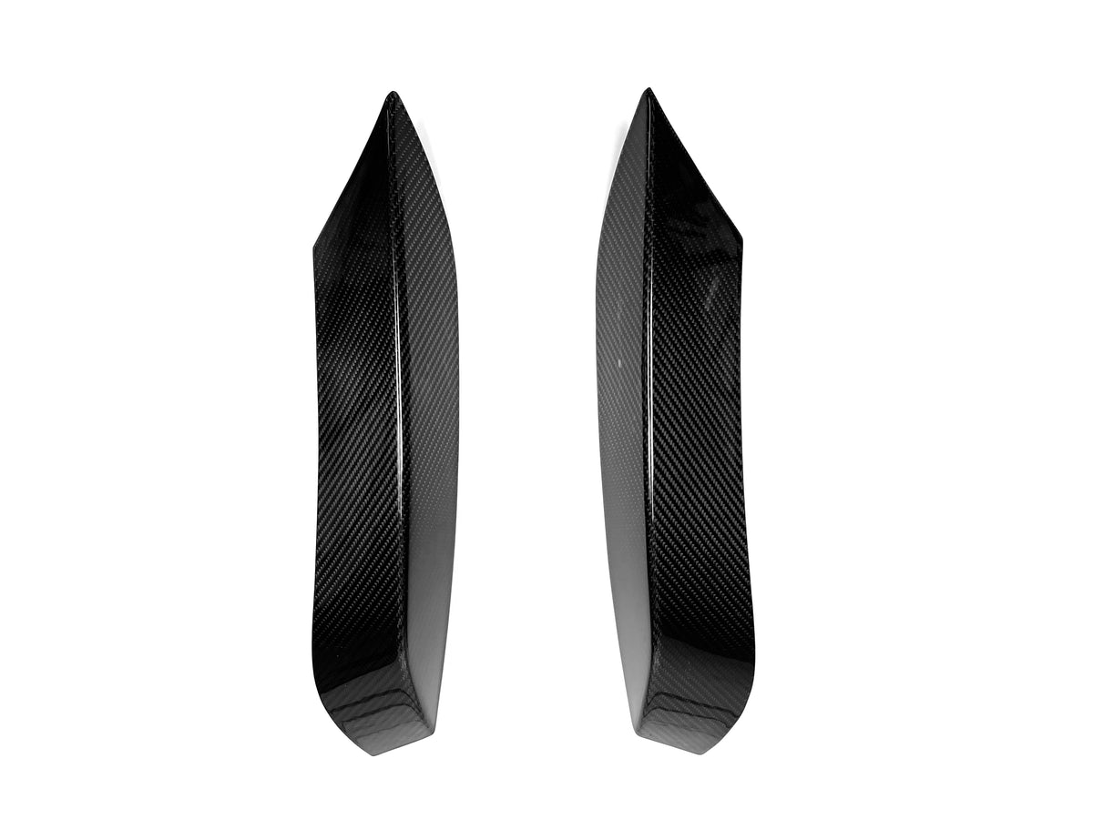 BMW M3 F80 / M4 F82 F83 (DRY CARBON FIBER) Front Upper Bumper Flap Trims