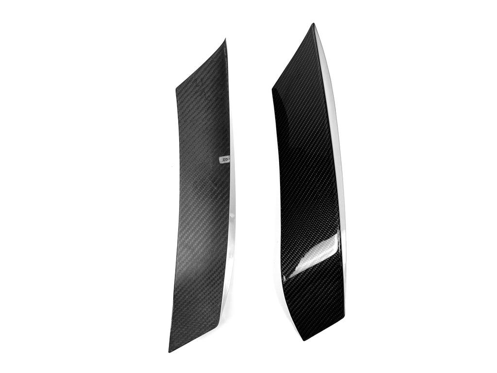 BMW M3 F80 / M4 F82 F83 (DRY CARBON FIBER) Front Upper Bumper Flap Trims