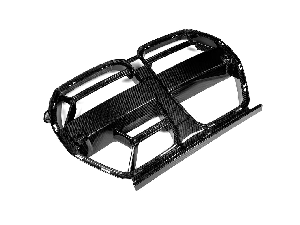 BMW M3 G80 G81/ M4 G82 G83 (DRY CARBON FIBER) CSL STYLE GRILLE (WITH ACC)