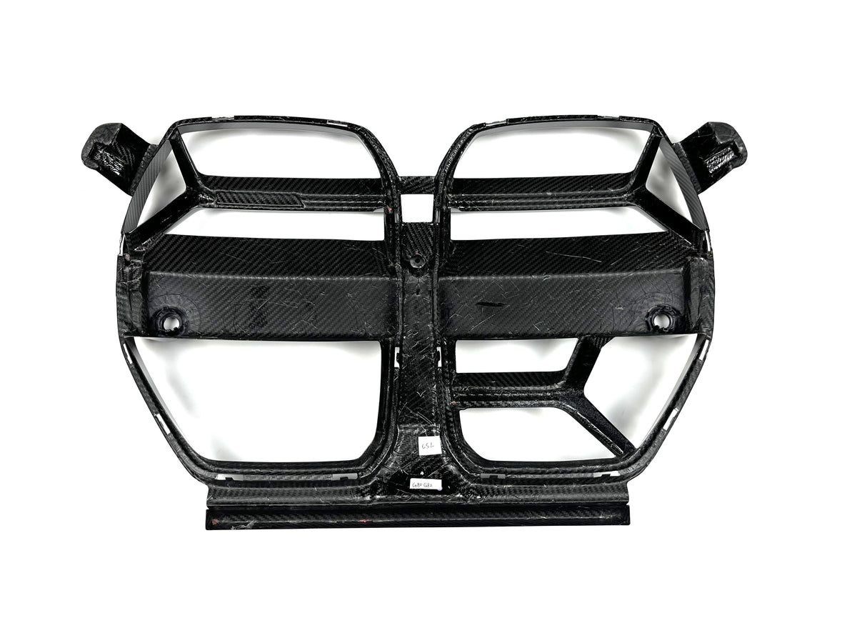 BMW M3 G80 G81/ M4 G82 G83 (DRY CARBON FIBER) CSL STYLE GRILLE (WITH ACC)