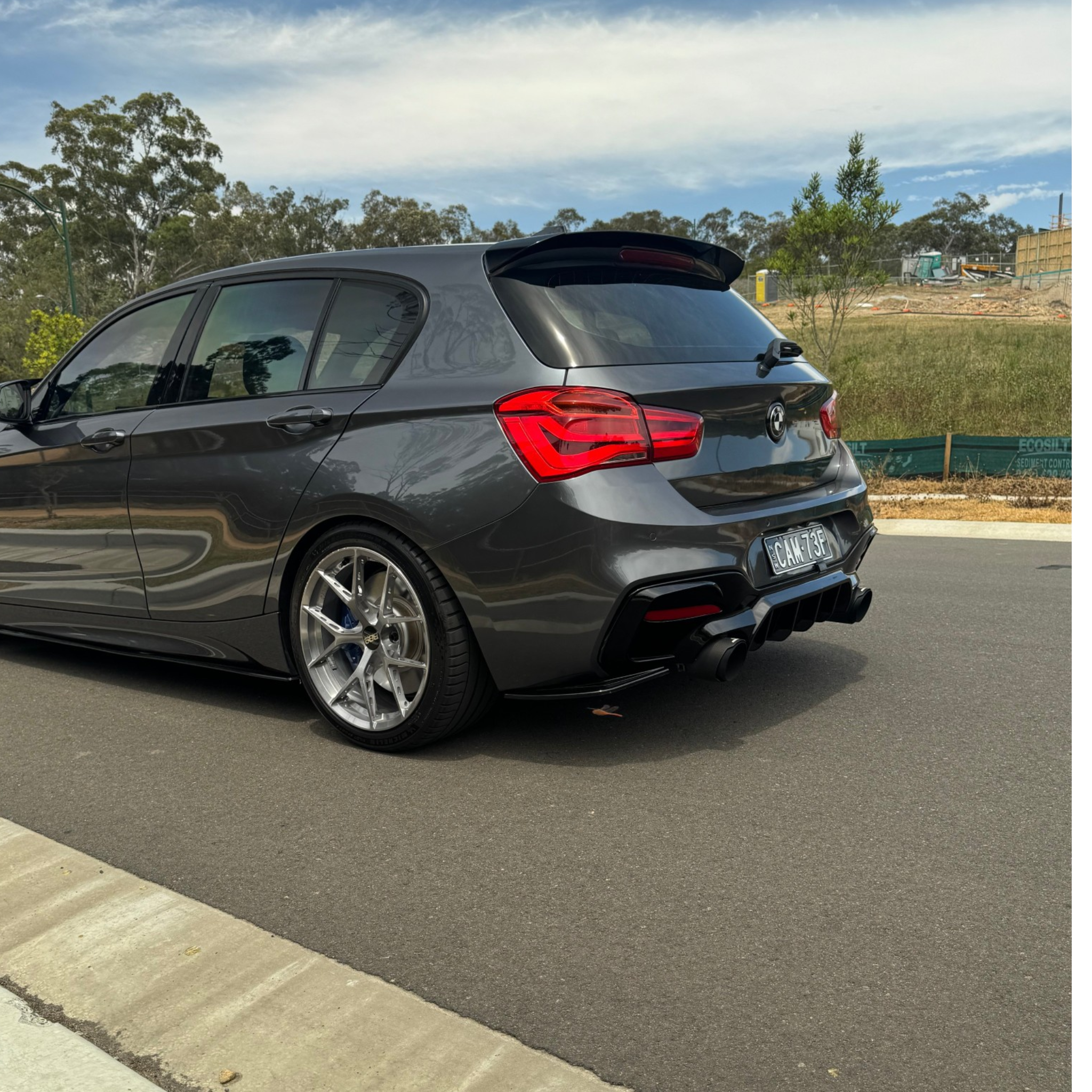 Rear Spoiler (Gloss Black) for 11-19 BMW 1 Series F20