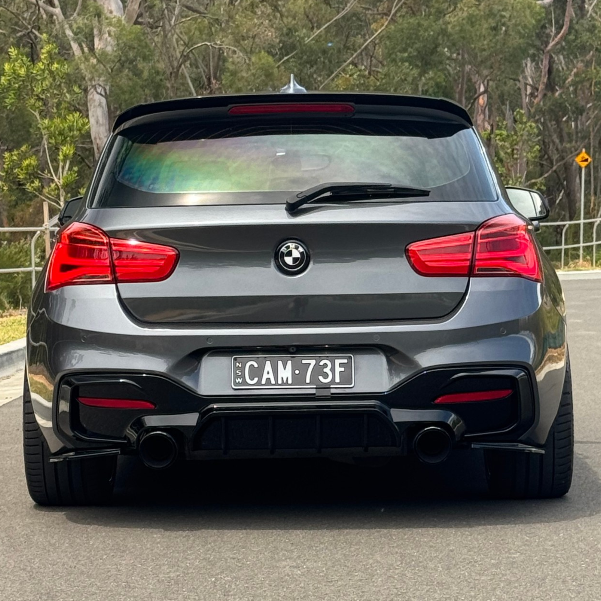 Rear Spoiler (Gloss Black) for 11-19 BMW 1 Series F20