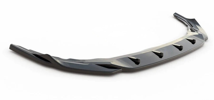 Max Style Front Lip (gloss black) for 20+ Volkswagen Golf R/GTI/R-Line MK8