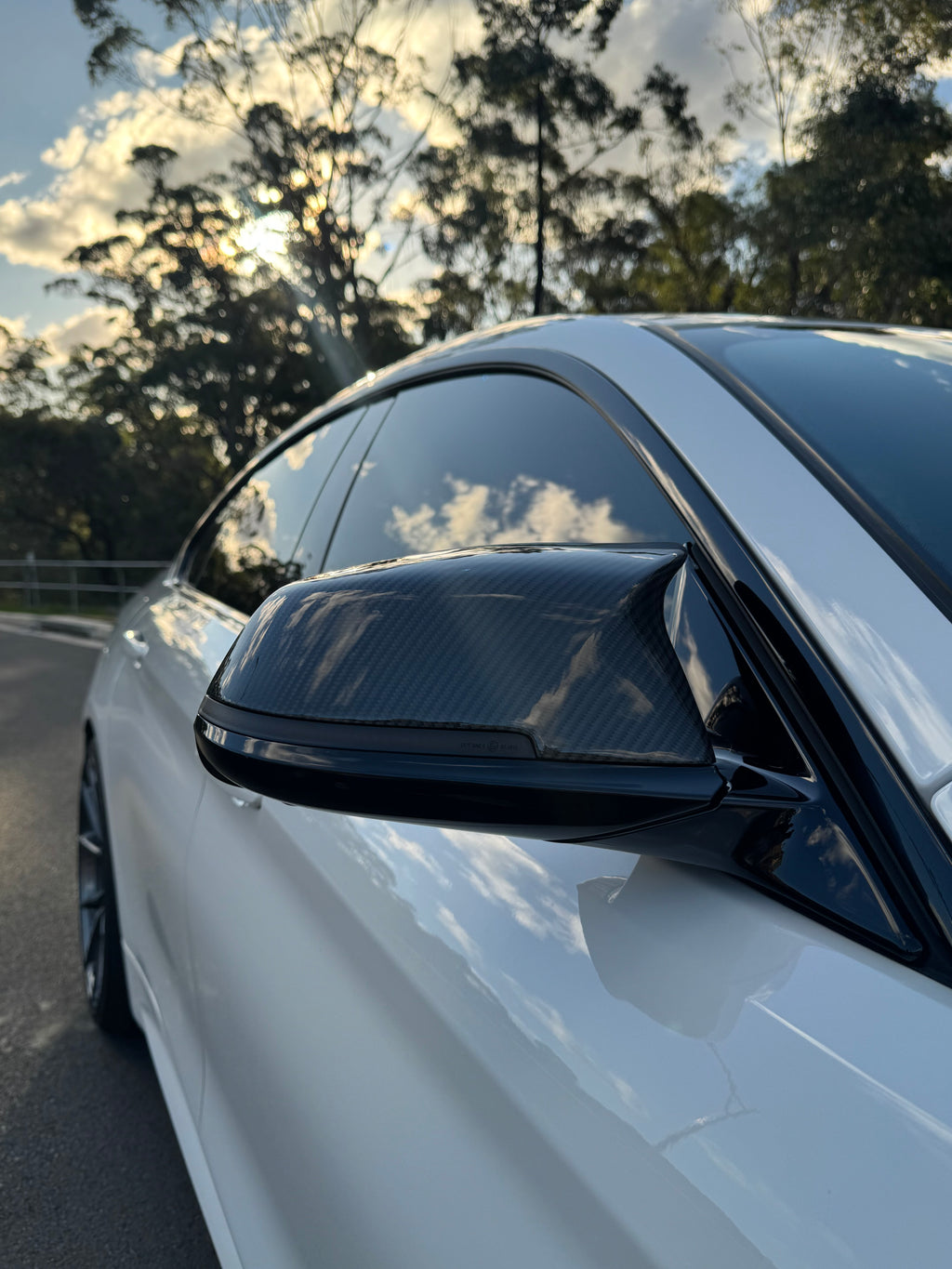 True M Wing Mirror Caps (Carbon Fiber) for 12-19 BMW F20/F22/F30/F32
