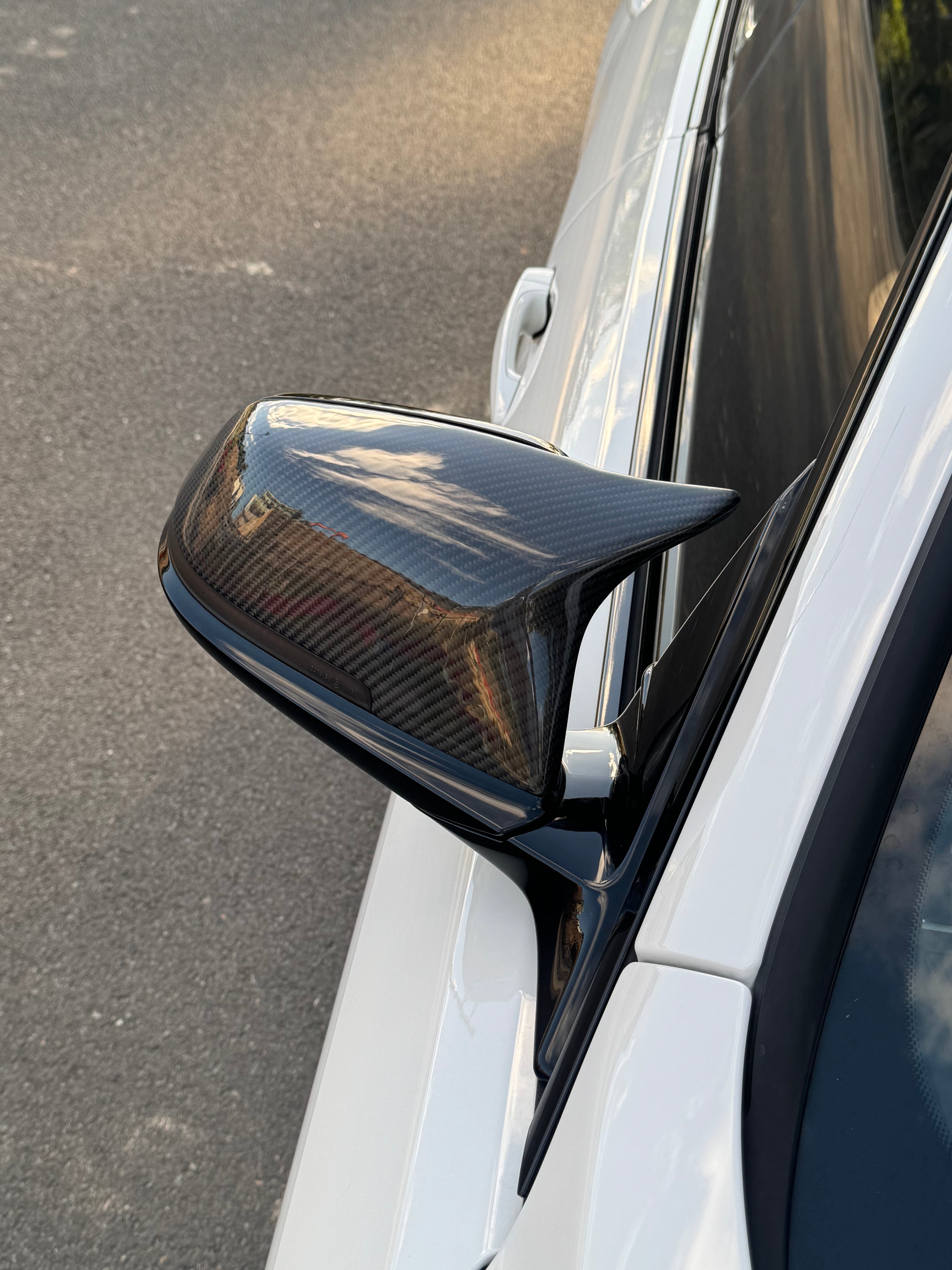 True M Wing Mirror Caps (Carbon Fiber) for 12-19 BMW F20/F22/F30/F32