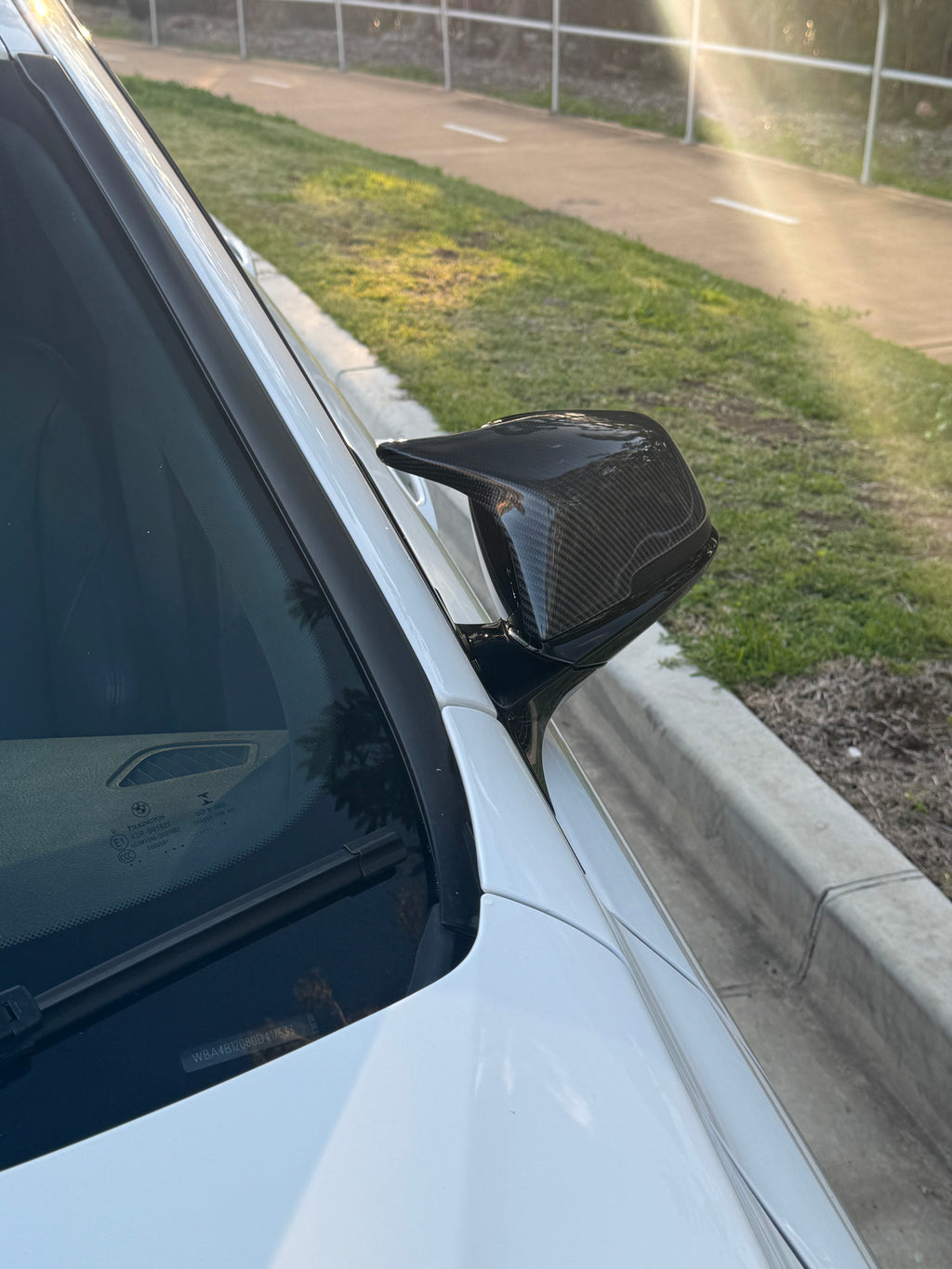 True M Wing Mirror Caps (Carbon Fiber) for 12-19 BMW F20/F22/F30/F32