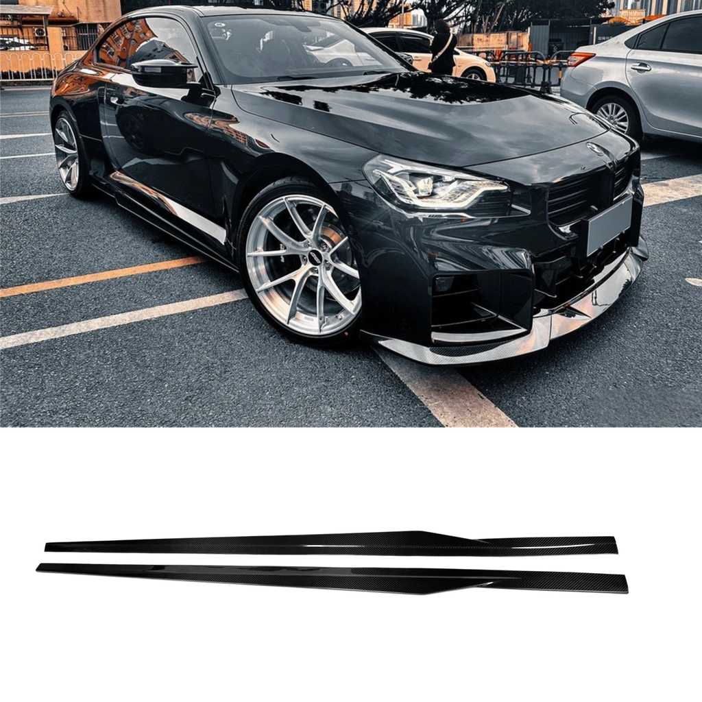 BMW M2 G87 2023+ (CARBON FIBER) R44 STYLE SIDE SKIRTS