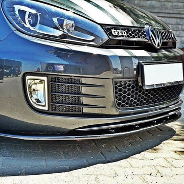 Aero Front Lip (gloss black) for 08-12 Volkswagen Golf GTI MK6