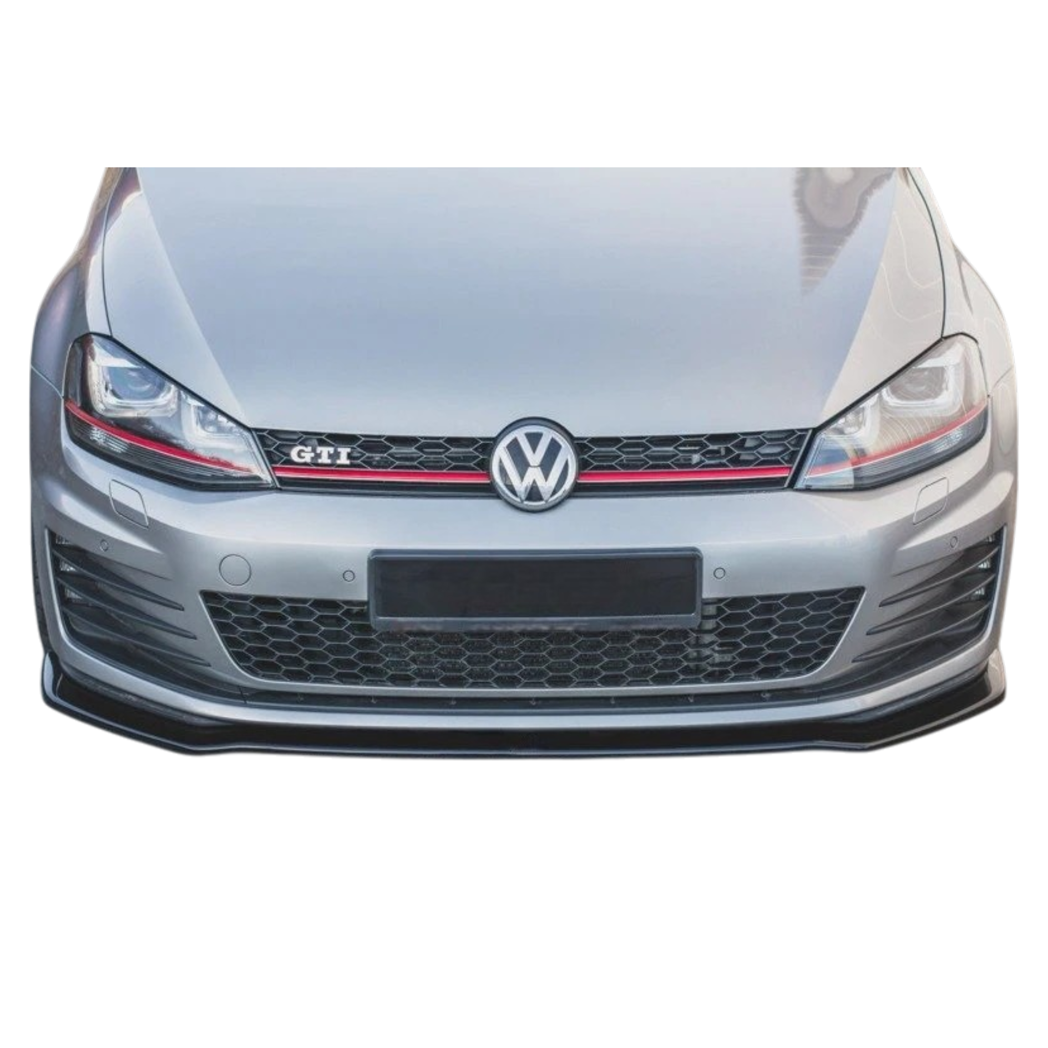 Aero Front Lip (gloss black) for 13-16 Volkswagen Golf GTI MK7