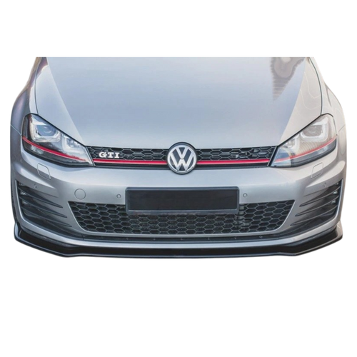 Aero Front Lip (gloss black) for 13-16 Volkswagen Golf GTI MK7