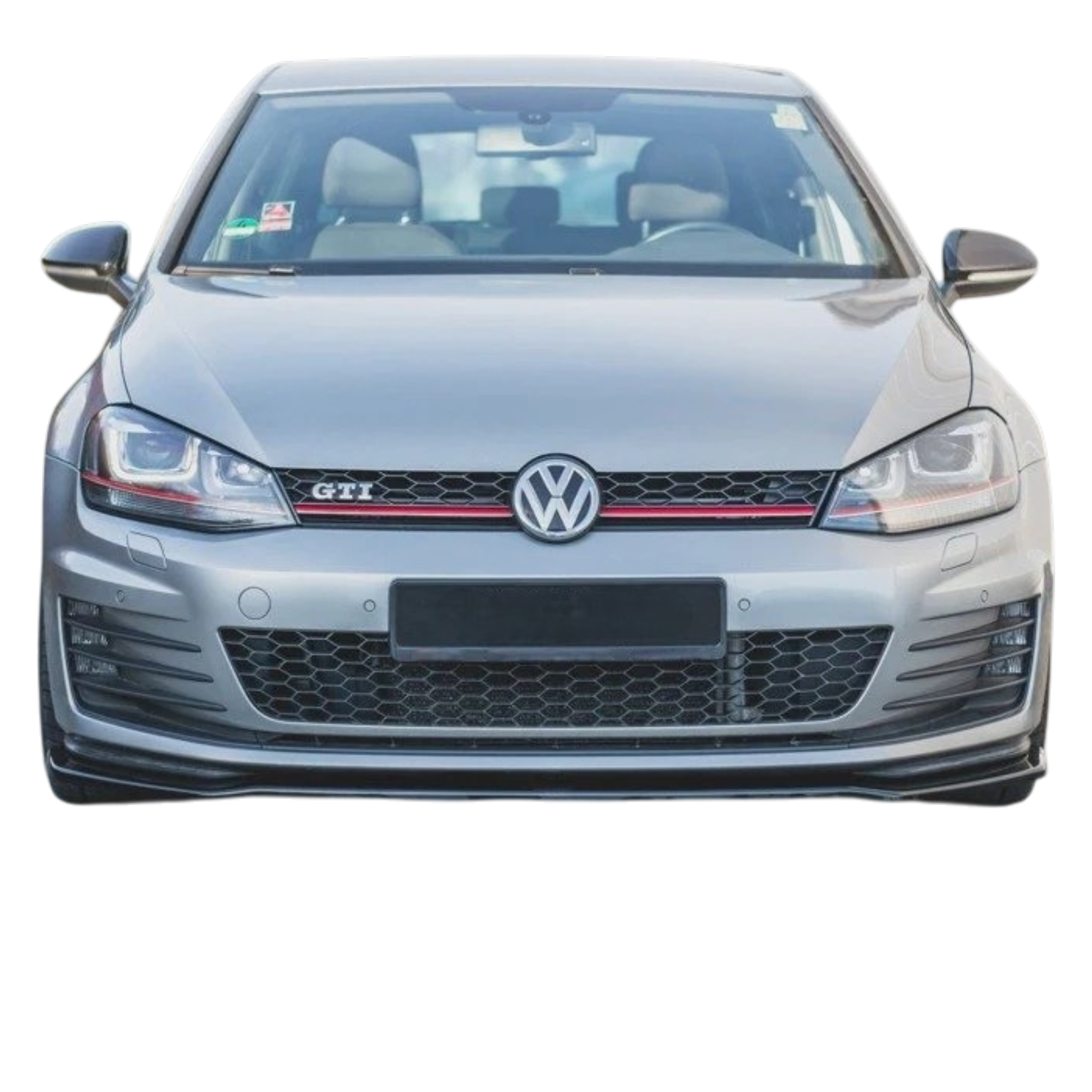 Aero Front Lip (gloss black) for 13-16 Volkswagen Golf GTI MK7