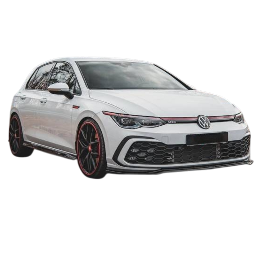 Max Style Front Lip (gloss black) for 20+ Volkswagen Golf GTI MK8