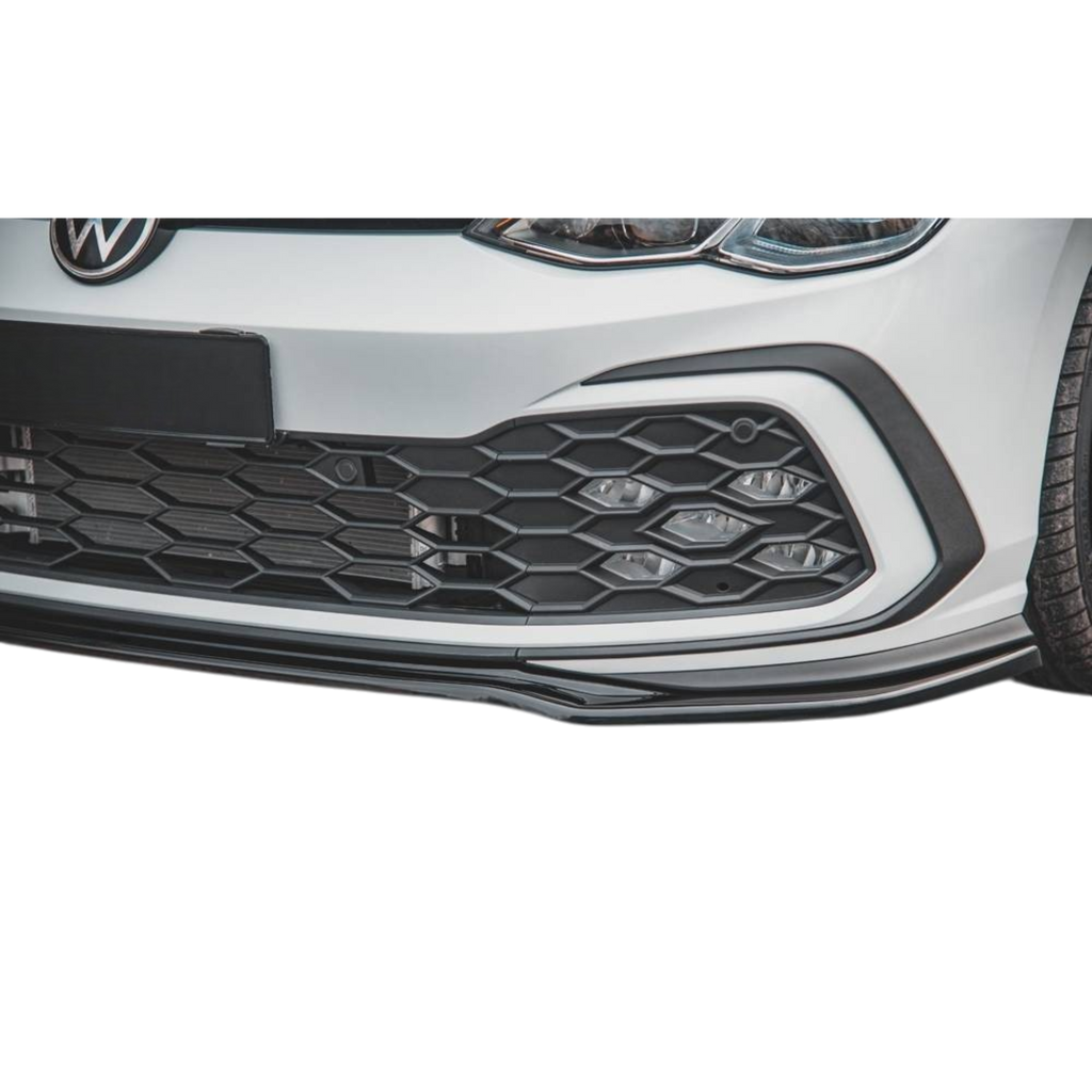 Max Style Front Lip (gloss black) for 20+ Volkswagen Golf GTI MK8
