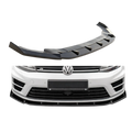 Aero Front Lip (gloss black) for for 14-16 Volkswagen Golf R MK7