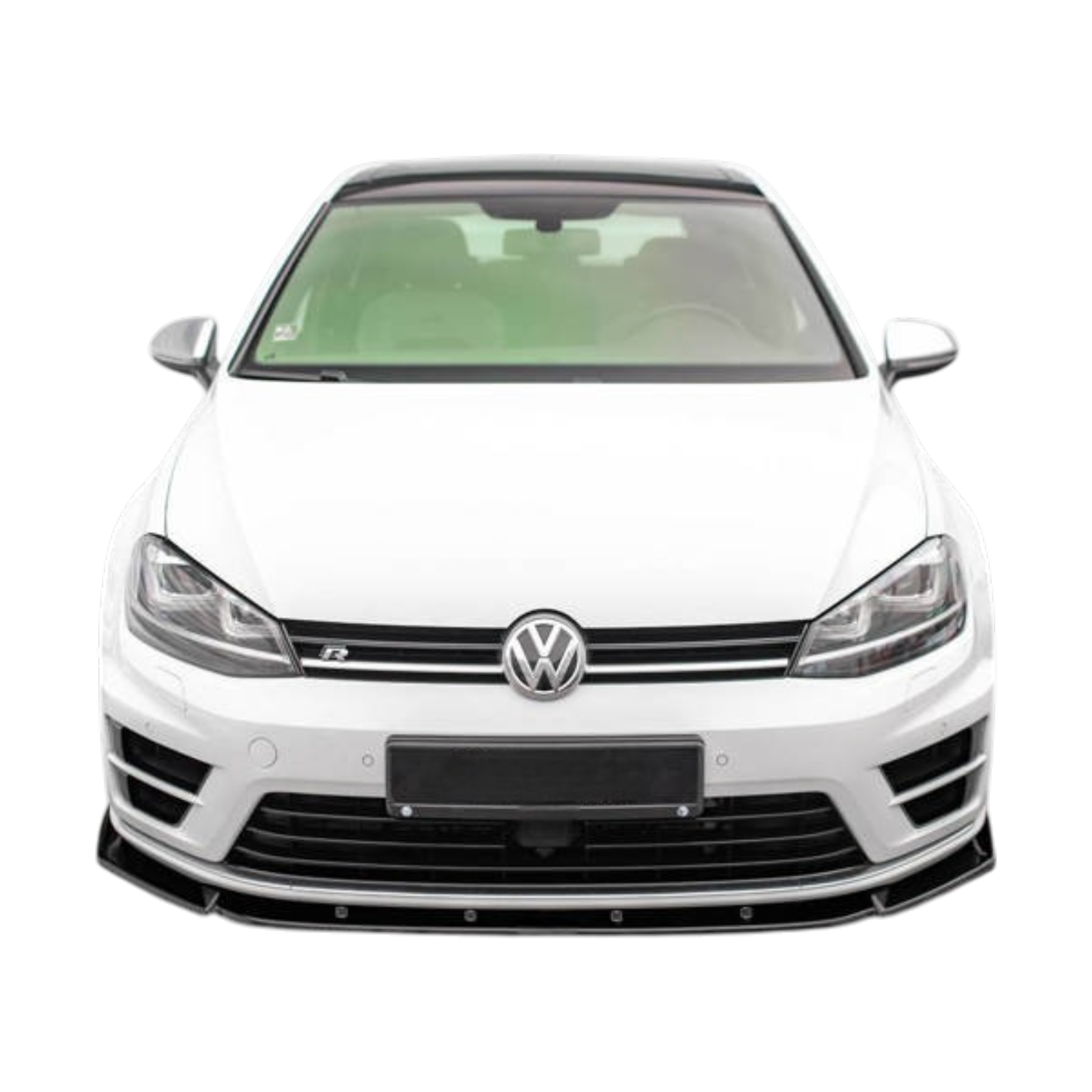 Aero Front Lip (gloss black) for for 14-16 Volkswagen Golf R MK7