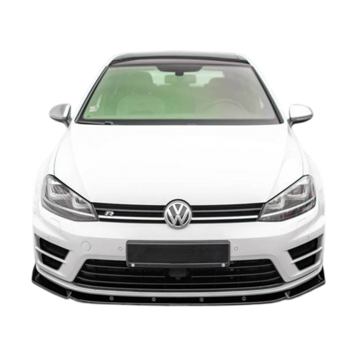 Aero Front Lip (gloss black) for for 14-16 Volkswagen Golf R MK7