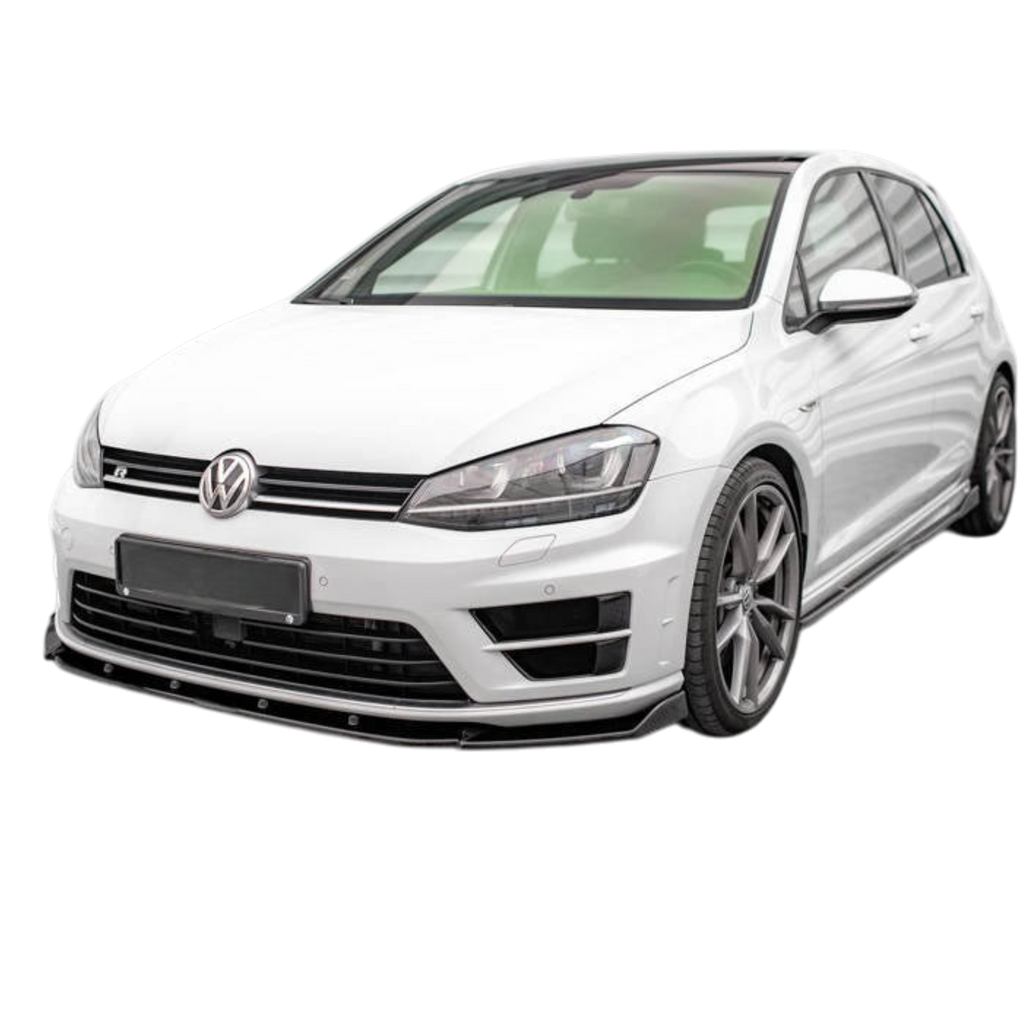 Aero Front Lip (gloss black) for for 14-16 Volkswagen Golf R MK7