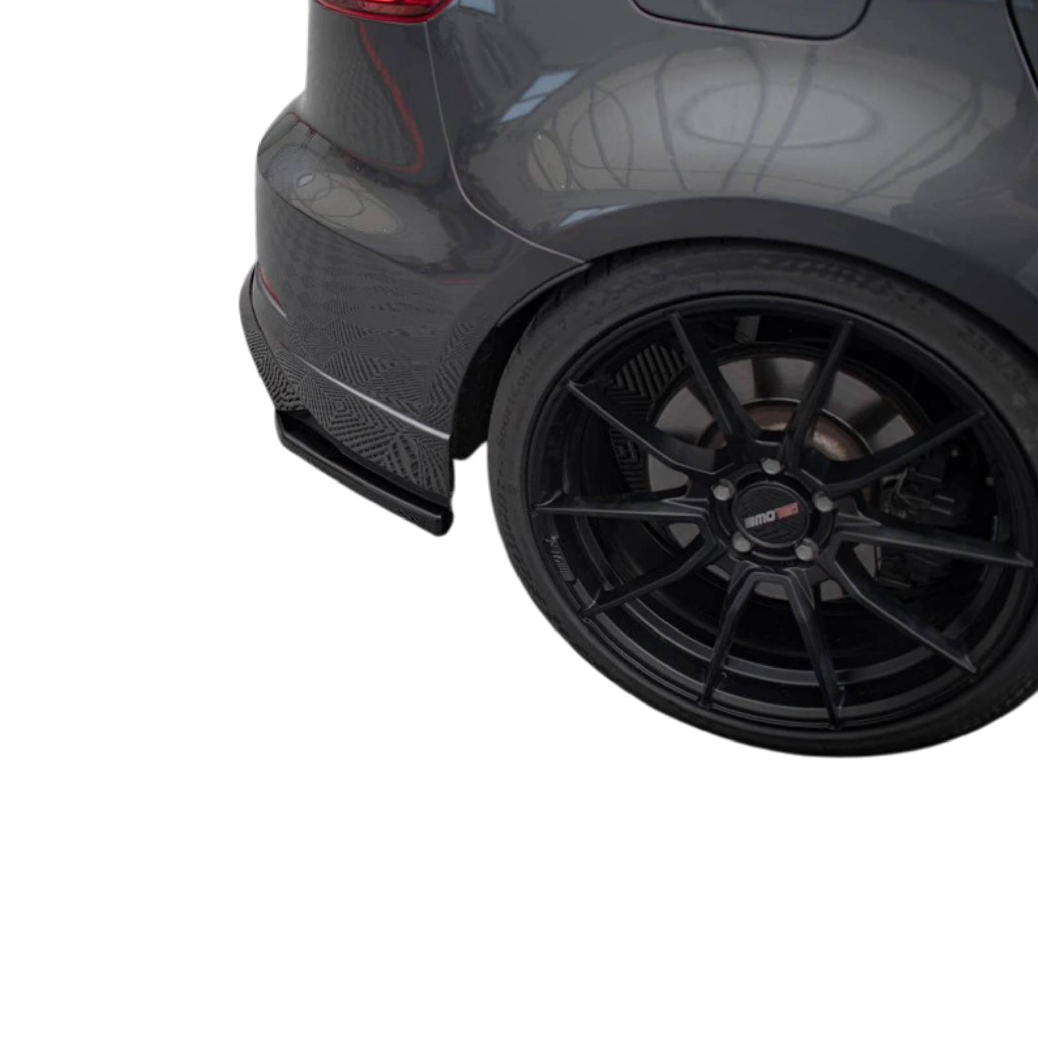 Aero Rear Side Splitters (Gloss Black) for 16-20 Audi S3/A3 S-Line (Hatch) 8V Facelift