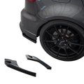 Aero Rear Side Splitters (Gloss Black) for 16-20 Audi S3/A3 S-Line (Hatch) 8V Facelift