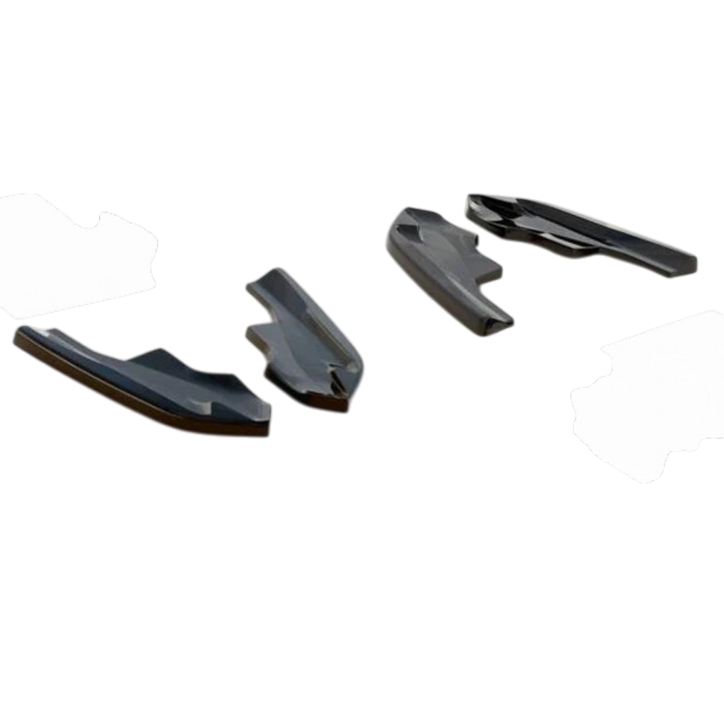 Max Style Rear Side Splitters (gloss black) for 20+ Volkswagen Golf R MK8