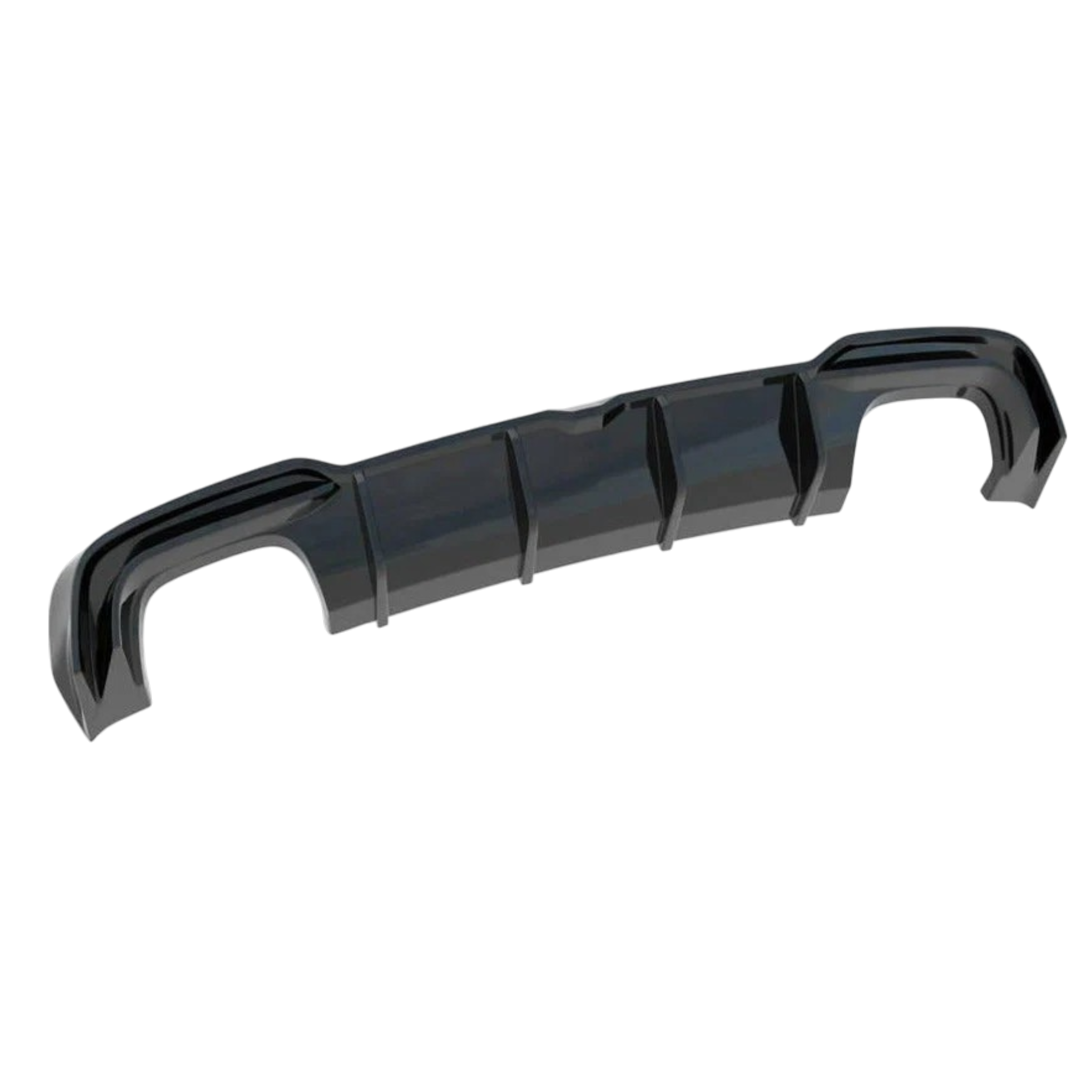 Aero Rear Diffuser (Gloss Black) for 16-20 Audi S3/A3 S-Line (sedan) 8V Facelift